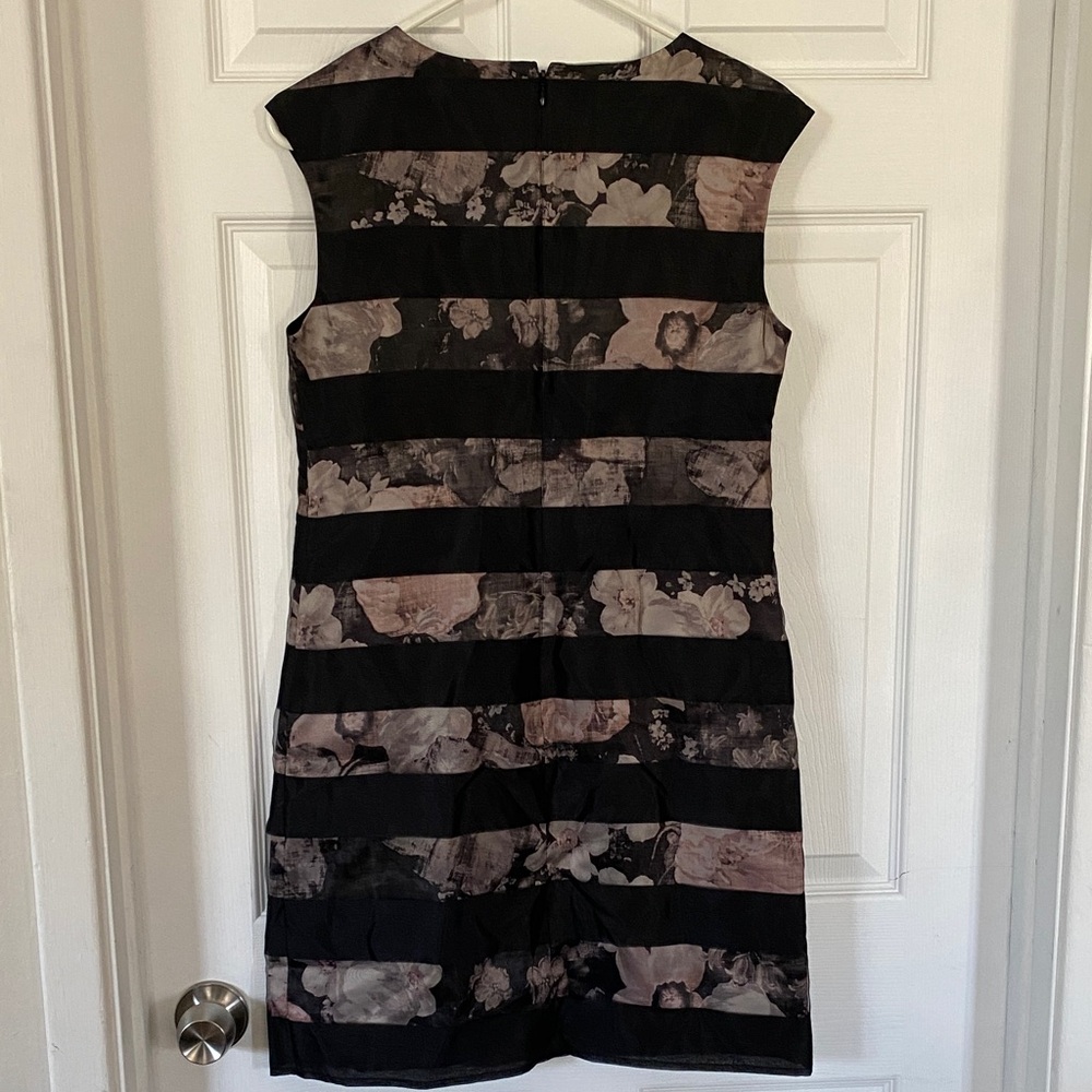 Vince Camuto Striped Floral Mini Dress - Picture 5 of 5
